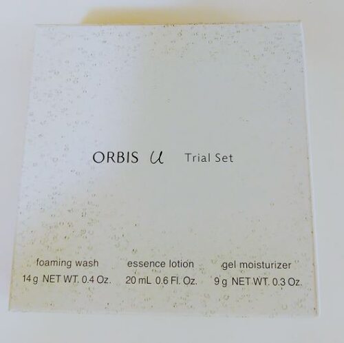 オルビスユー体験セットの基本化粧品の入った箱